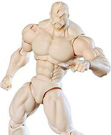 Kトイズ 1/12 マスキュラーマン アクションフィギュア ボディ ブラック