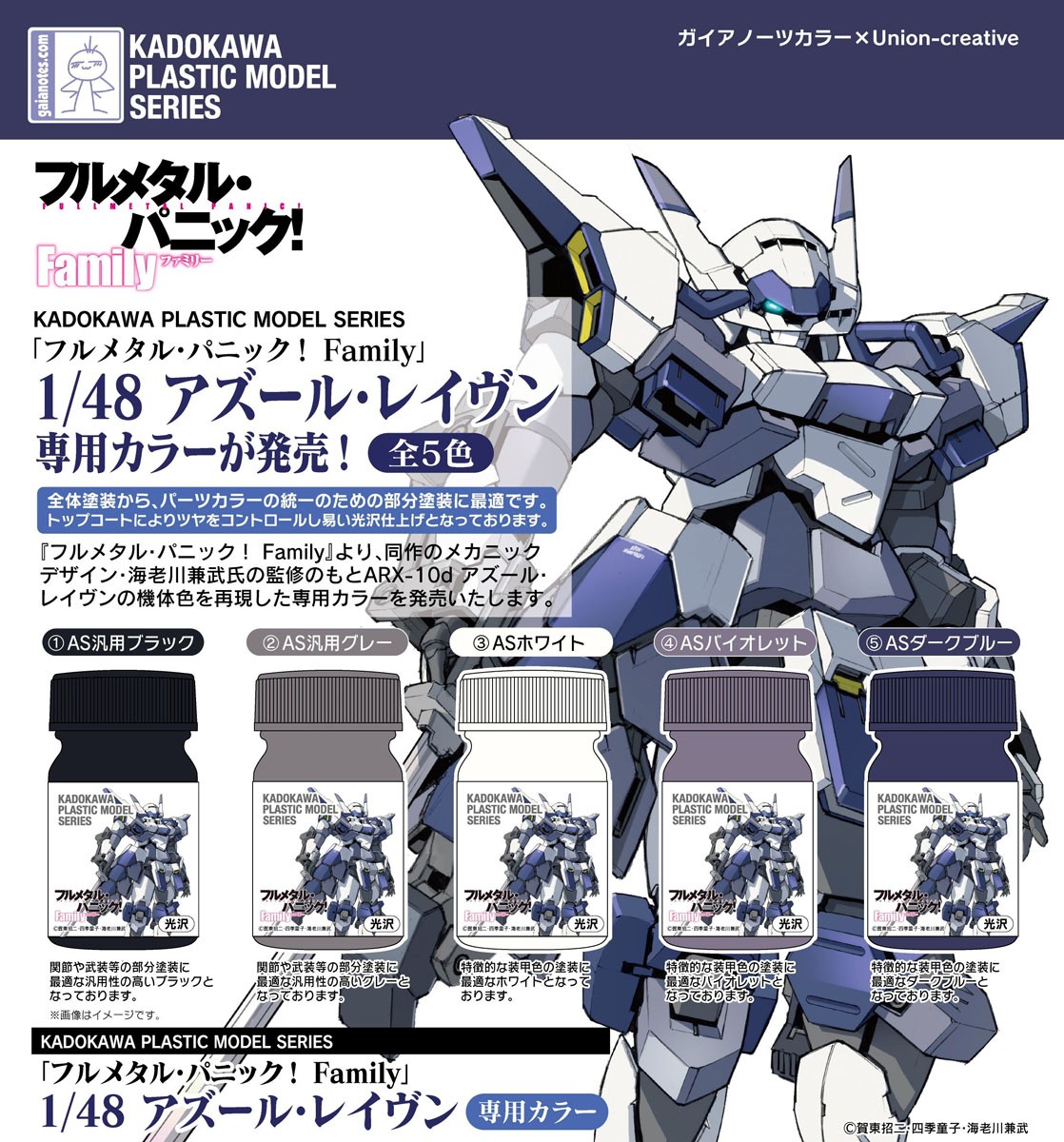 KADOKAWA PLASTIC MODEL SERIES 「フルメタル・パニック！ Family」 1