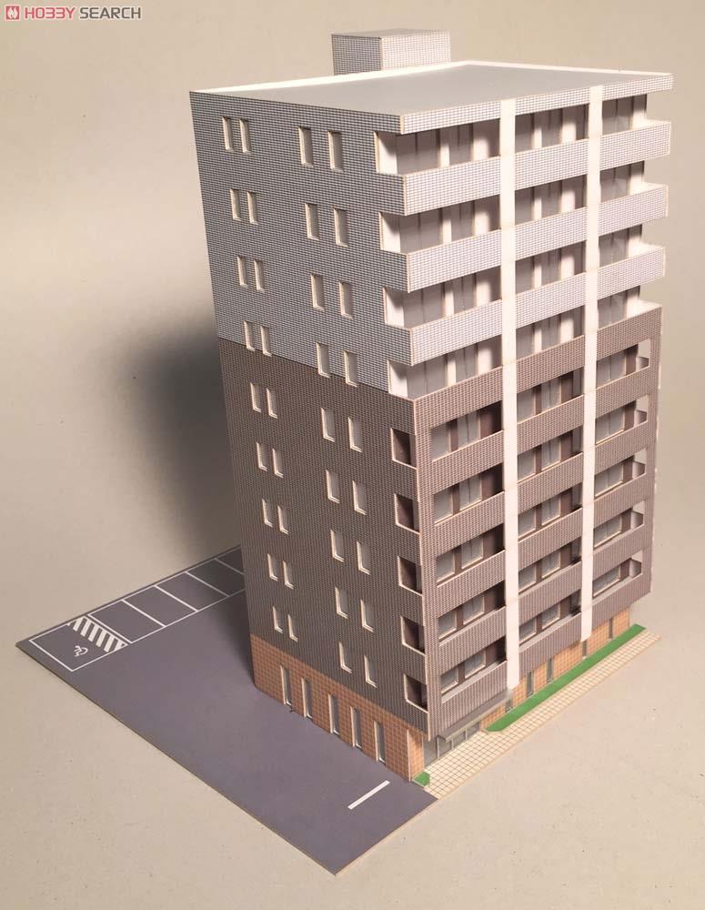 N) マンションキット (A) (塗装済みキット) (鉄道模型) - ホビーサーチ