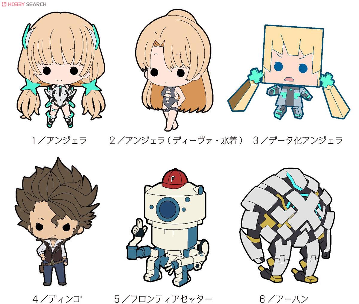 楽園追放 -Expelled from Paradise- TINYラバーストラップ 6個セット