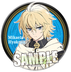 終わりのセラフ」 缶バッジ 「百夜ミカエラ」 (キャラクターグッズ