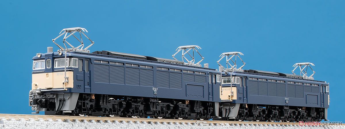 JR EF63形 電気機関車 (1次形/2次形・青色) セット (2両セット) (鉄道