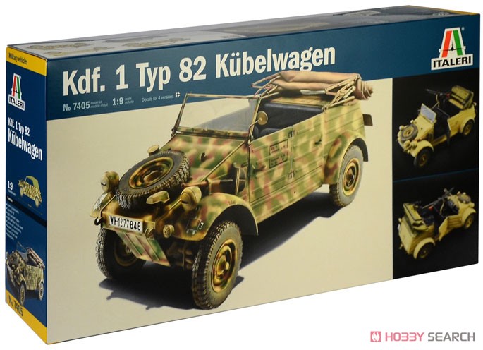 WW.II ドイツ軍 キューベルワーゲン Type82 (プラモデル) - ホビー