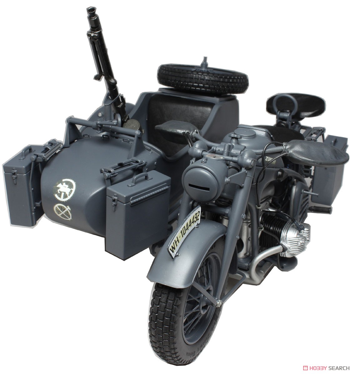 WW.II ドイツ軍 ツェンダップ KS750 サイドカー (プラモデル) - ホビー