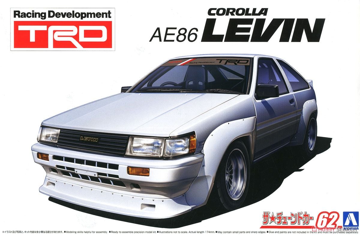 TRD AE86 カローラレビン N2 仕様 `83 (トヨタ) (プラモデル) - ホビー