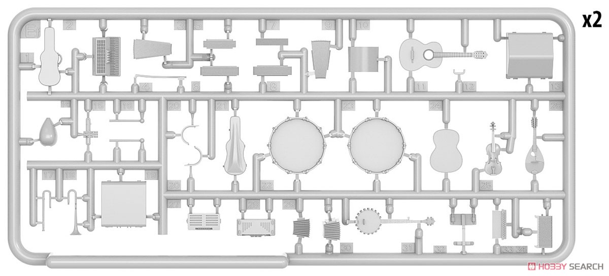 楽器セット (プラモデル) - ホビーサーチ ミリタリープラモ