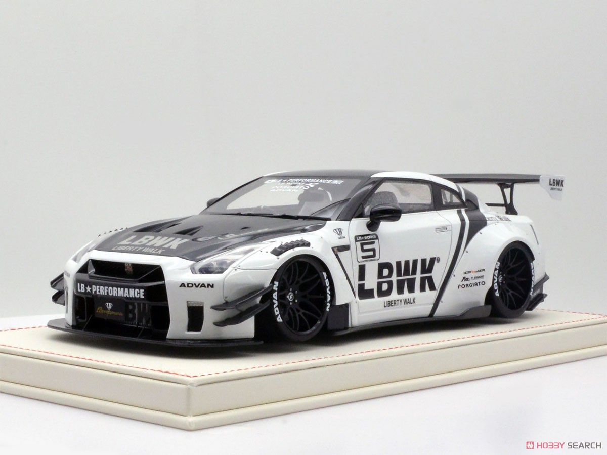 LB-WORKS 日産 GT-R R35 V2.0 LBWK White (ミニカー) - ホビーサーチ