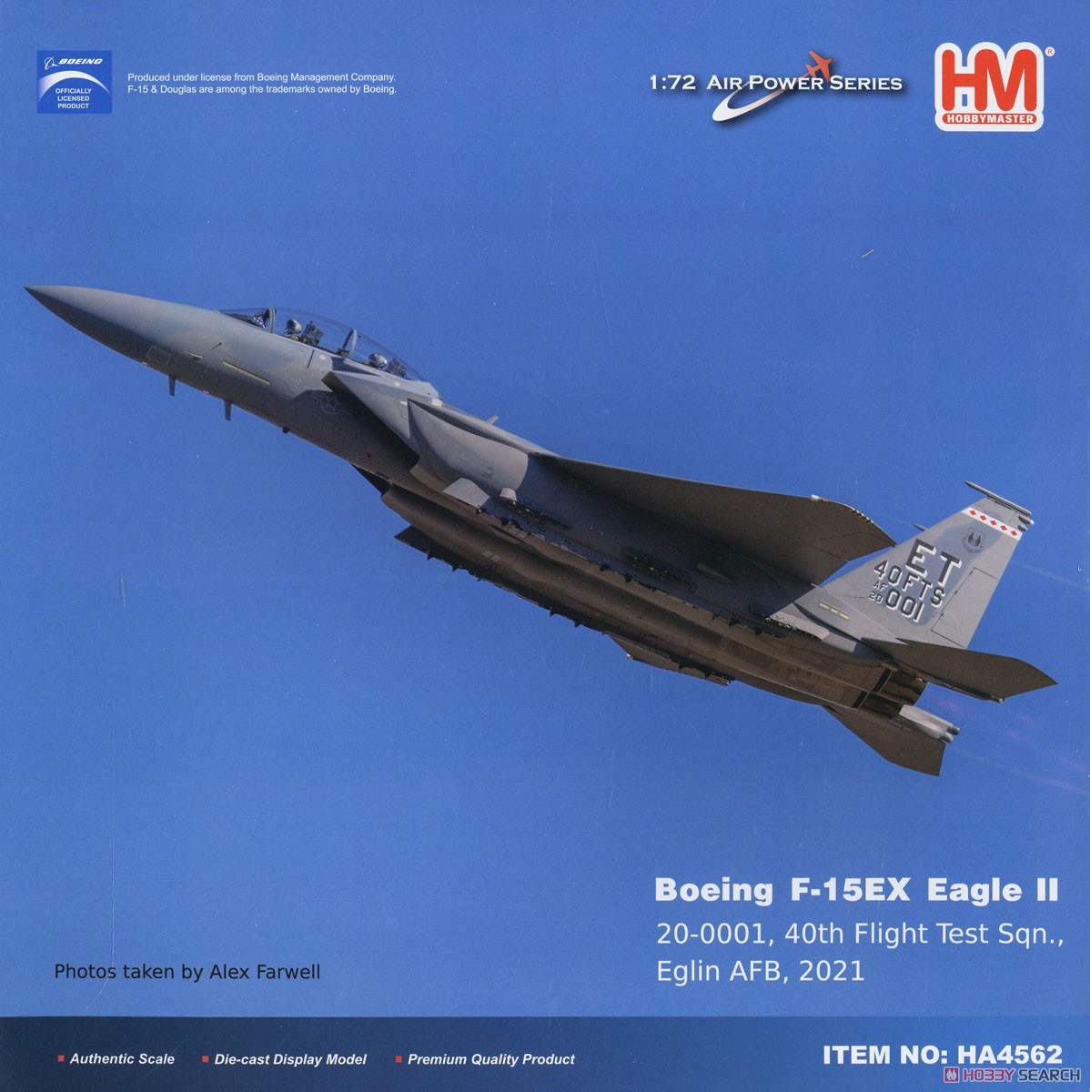 F-15EX初号機 `アメリカ空軍 第40飛行試験飛行隊` (完成品飛行機