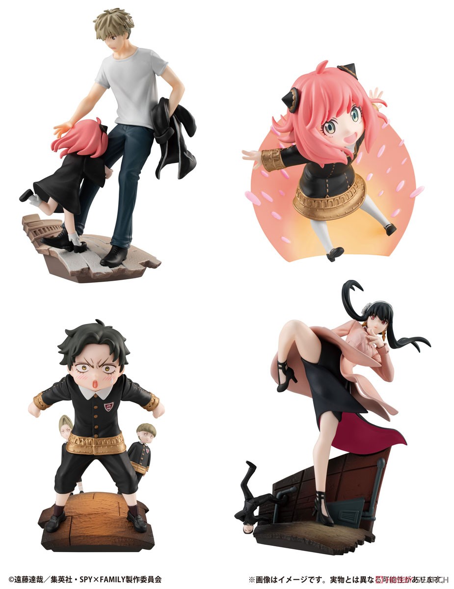 プチラマシリーズ SPY×FAMILY 箱入りSPY×FAMILY (4個セット
