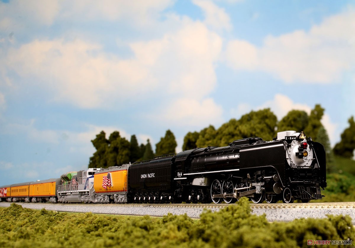 UP FEF-3 蒸気機関車 #844 (黒) ☆外国形モデル (鉄道模型) - ホビー