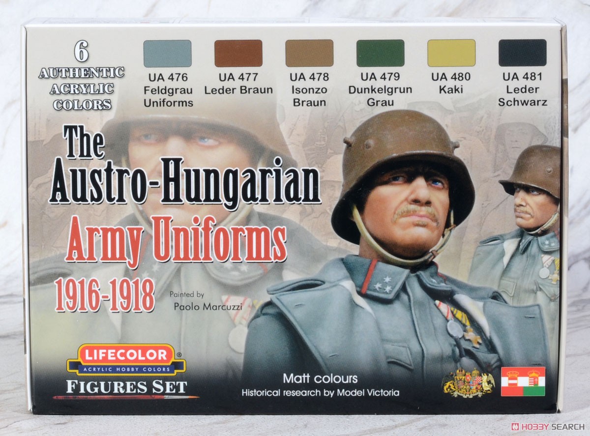 第一次世界大戦 オーストリア＝ハンガリー帝国軍制服カラーセット1916