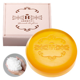 ハニーラボ 完熟蜂蜜サボン〈枠練〉｜化粧品の通販 山田養蜂場【公式】
