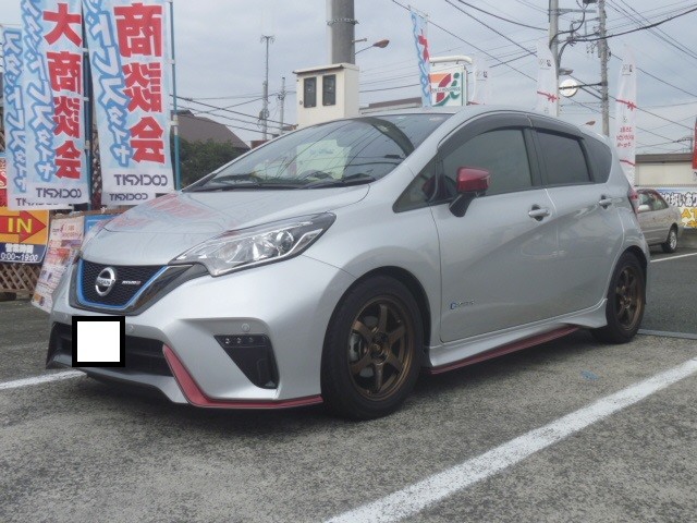 話題の車!! ノートe-POWER NISMOへ車高調取り付け☆ | 日産 ノート