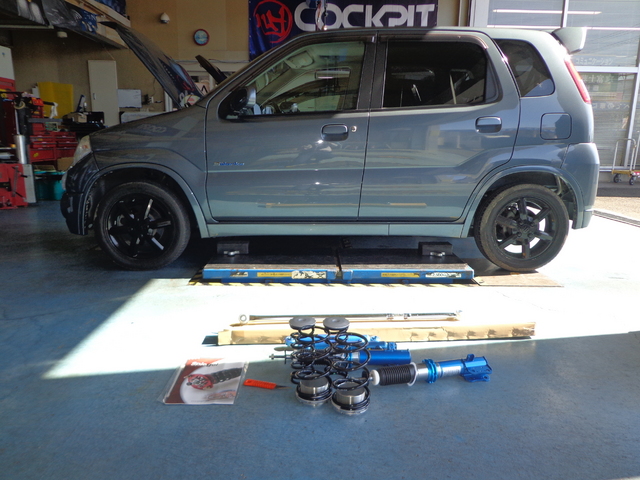 ☆Keiワークスに車高調取付け☆ | スタッフBlog ♡ | コクピット 藤枝