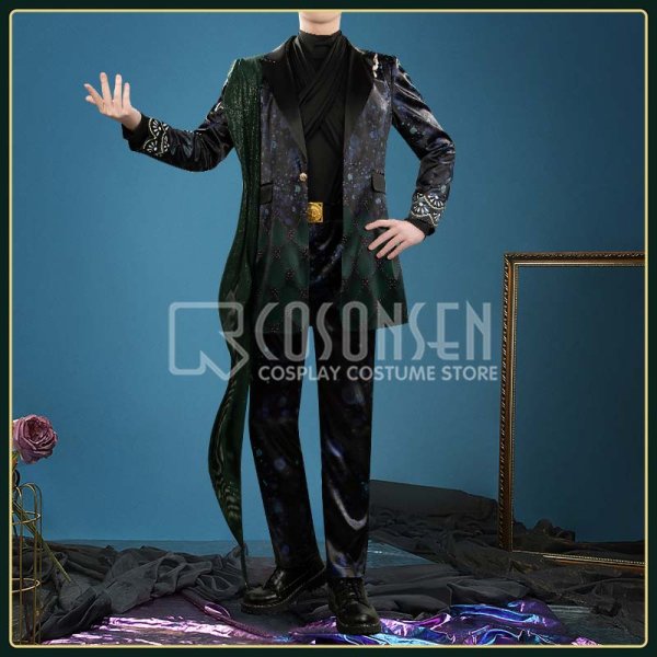 ツイステ風 珊瑚の海 渚のセレブレイト ジェイド コスプレ衣装