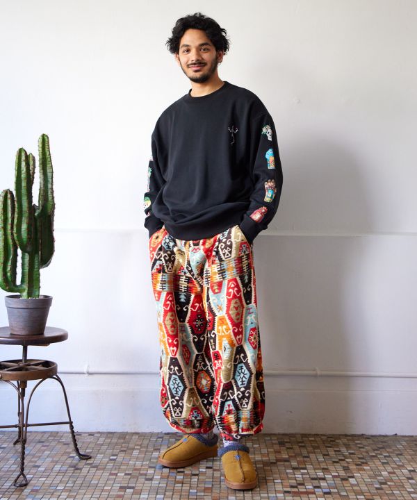 スリベラメンズTOP【Amina×grn】(BLACK): 『チャイハネ』公式通販