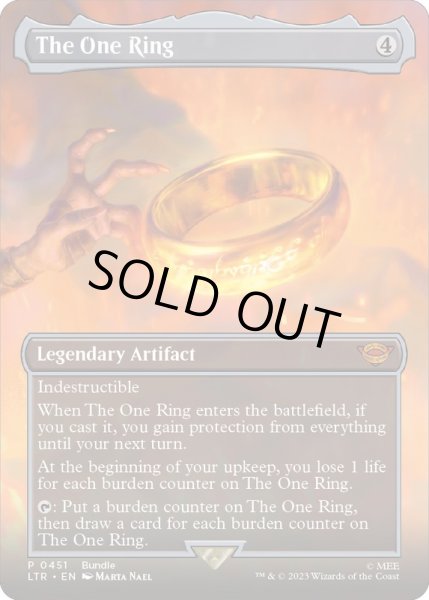FOIL)(フルアート)(451)一つの指輪/The One Ring《英語》【LTR】