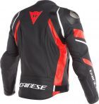 Dainese Avro 4 Leather Jacket Black/Red/White + Free Shipping