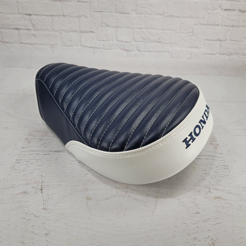 Honda Super Cub / Trail 125 Navy Blue Mini Pleat Two Tone Seat