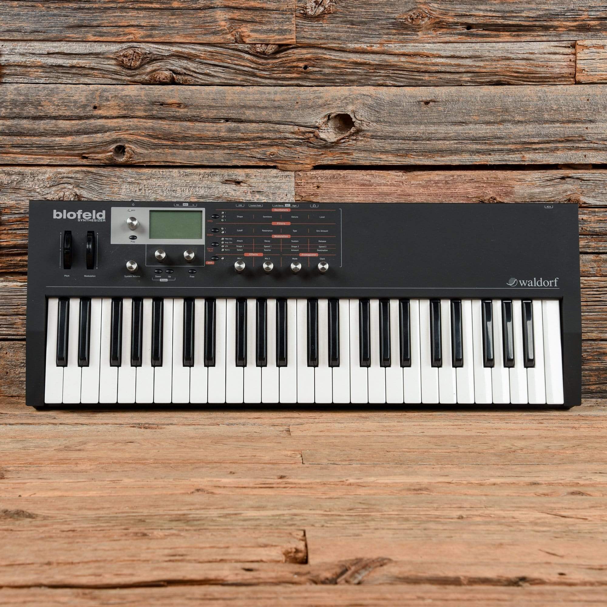 Waldorf Blofeld Keyboard 49-Note Digital Synthesizer Black