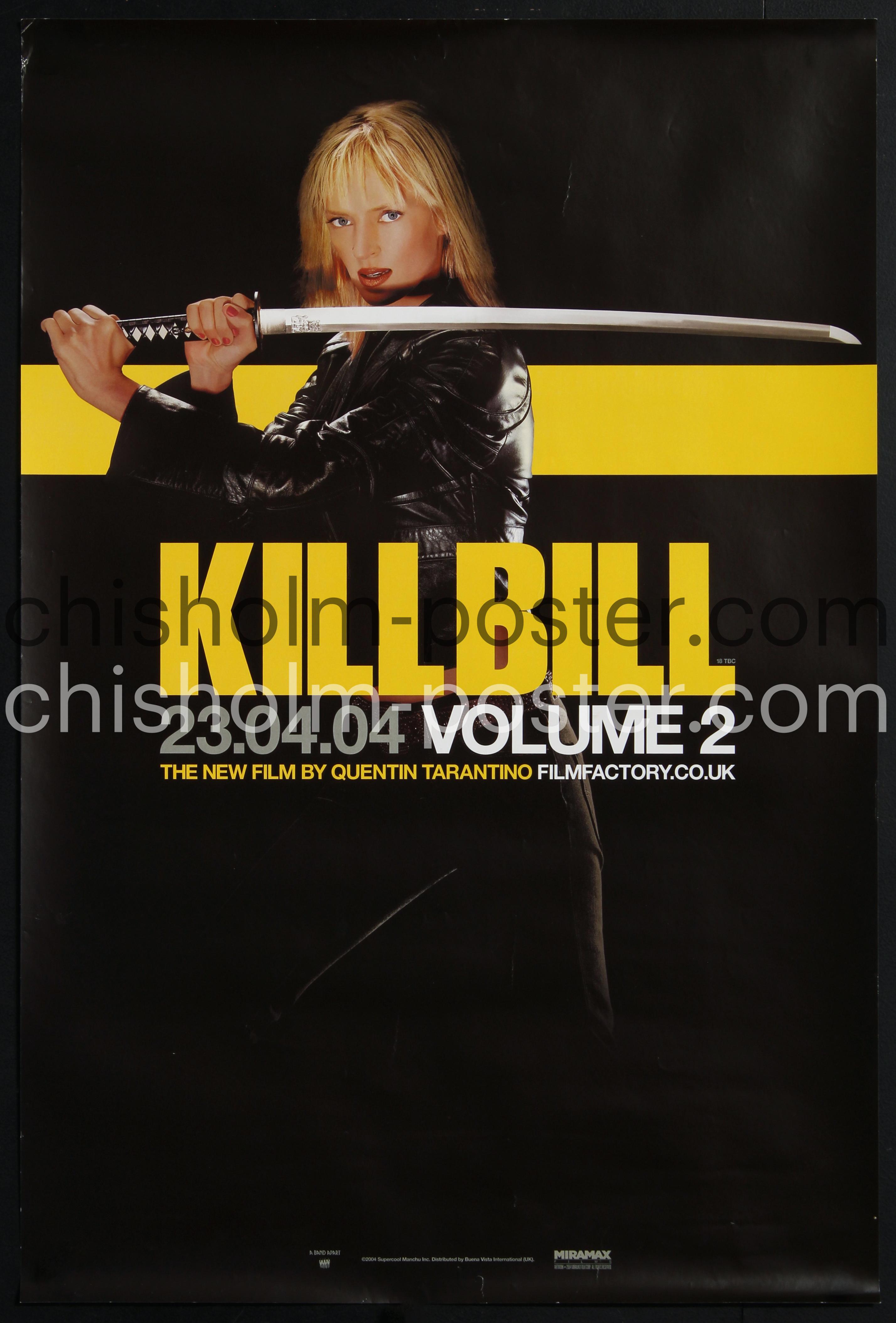 Kill Bill - Vol. 2 (British - Rolled) | Original Vintage Poster