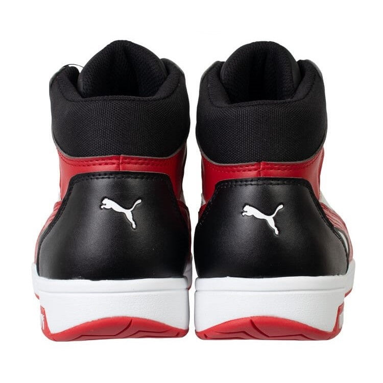 PUMA 安全靴 63.212.0 フロントコート ブラック＆ホワイト＆レッド