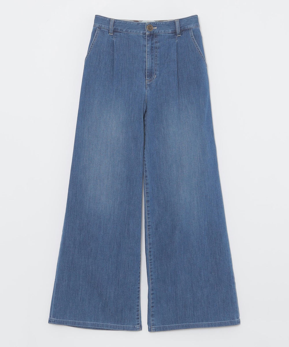 ライトデニムワイドパンツ（パンツ）｜BLUE LABEL CRESTBRIDGE(ブルー