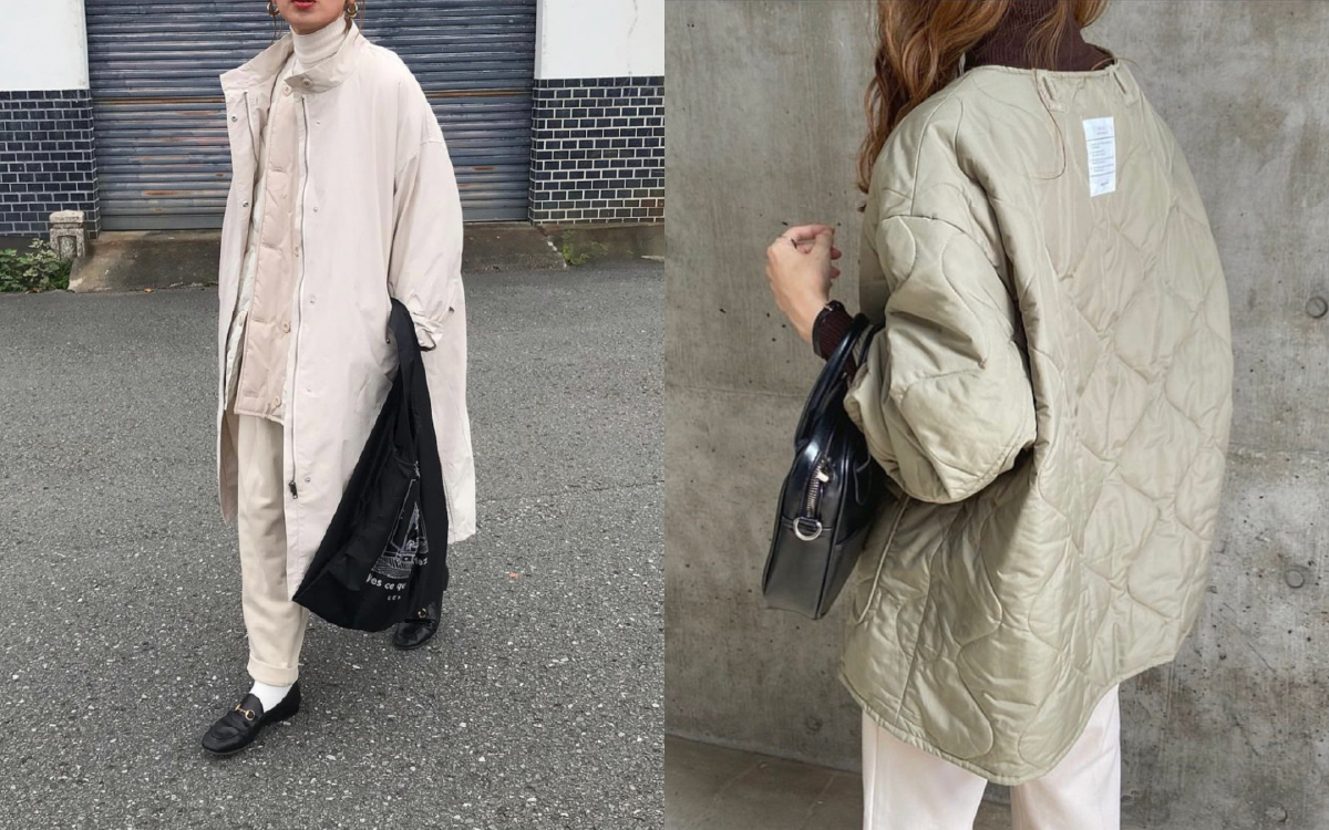 ReNorm 大人気！YUKIさんコラボ《M65コート×中綿ブルゾンセット》の着