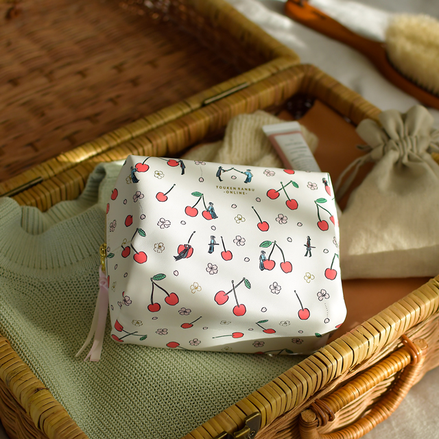 刀剣乱舞ONLINE｜ボックスポーチ（加州清光・大和守安定とチェリー）