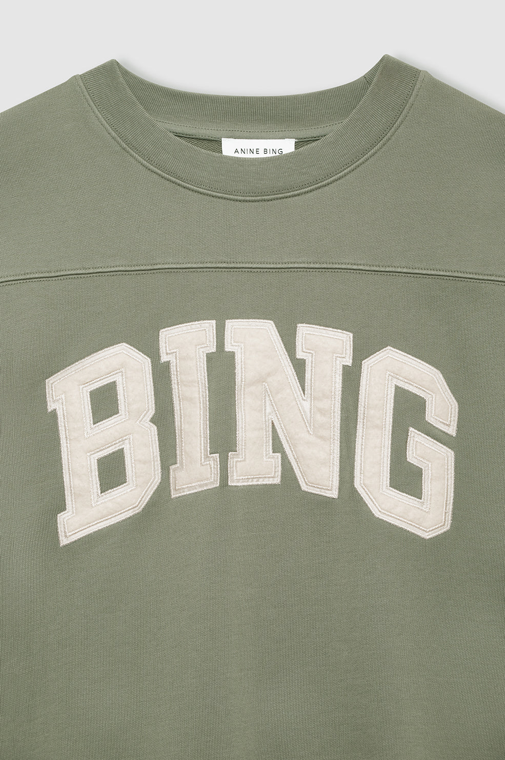 ANINE BING Trenton Sweatshirt Bing - Washed Olive