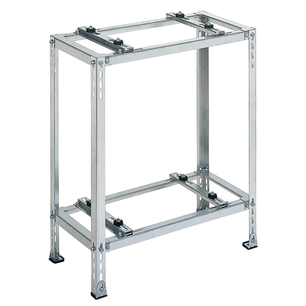 平地・二段置用エアコン室外機架台 高耐蝕溶融メッキ鋼板 ルーム