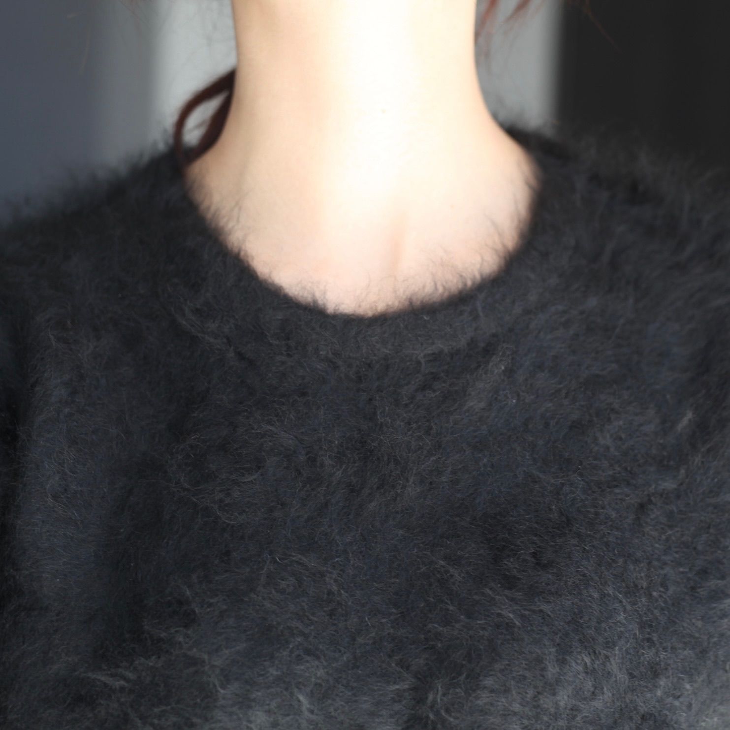 ssstein - 【残り一点】Cashmere Shaggy Knit Crew Neck LS | ACRMTSM