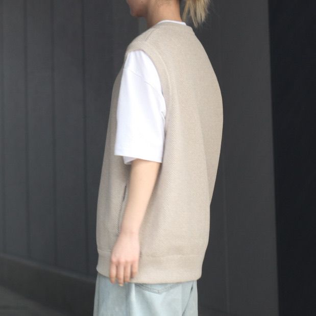 crepuscule - 【残りわずか】Moss Stitch Zip Vest | ACRMTSM ONLINE STORE