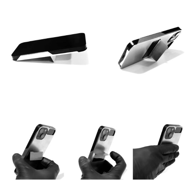 CLAUSTRUM - [ FLAP 16 PRO ] ブラックマット仕上げアイフォンケース