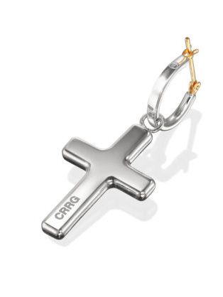 CAREERING - 【片耳用】 クロス フープ ピアス - 1:1.1618 01(WH