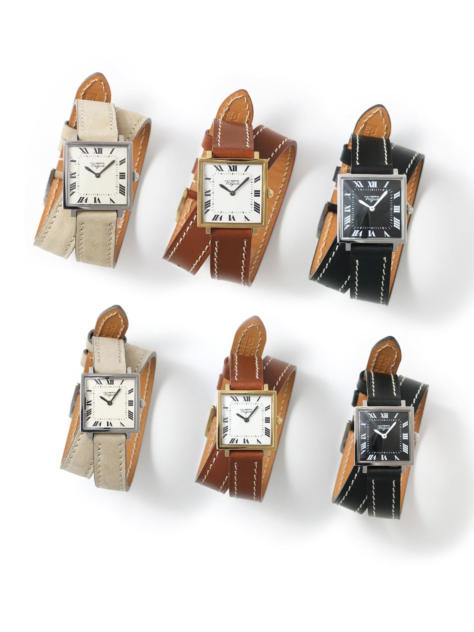 VAGUE WATCH CO. - Carré Double Loop BELT - カレ ダブルループベルト