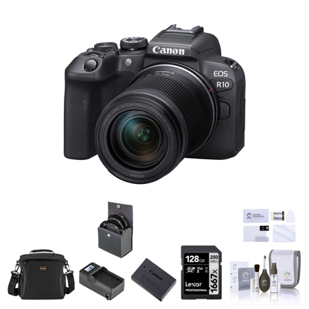 Canon EOS R10 Mirrorless Camera with 18-150mm Lens, Bundle with
