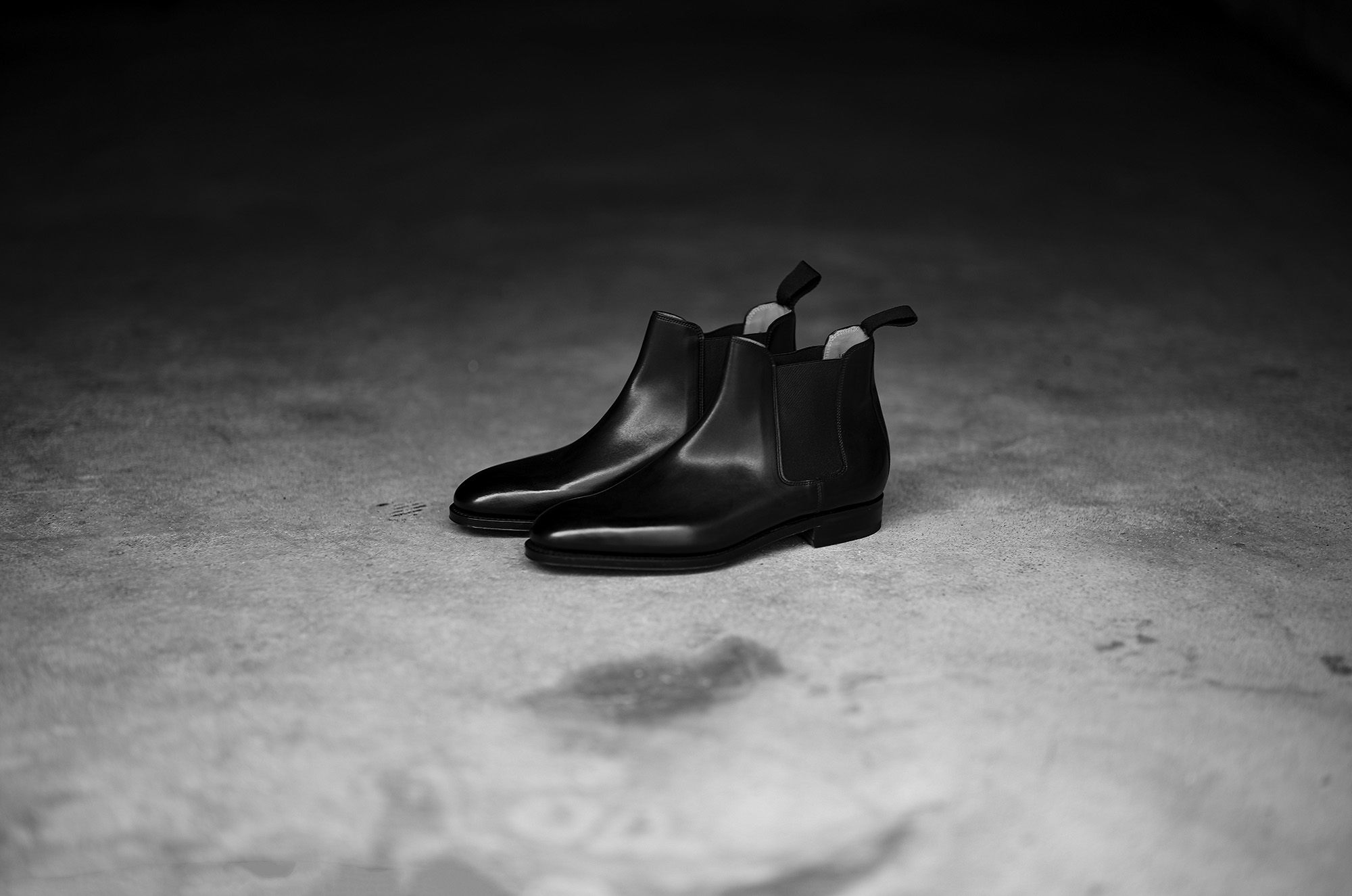 JOHN LOBB “LAWRY” 8695 Chelsea Boots Black Calf BLACK 2024 – 正規