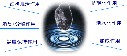 SGE鉱石 天降石と「コスモビサ セラミックボール」が持つ有益機能が