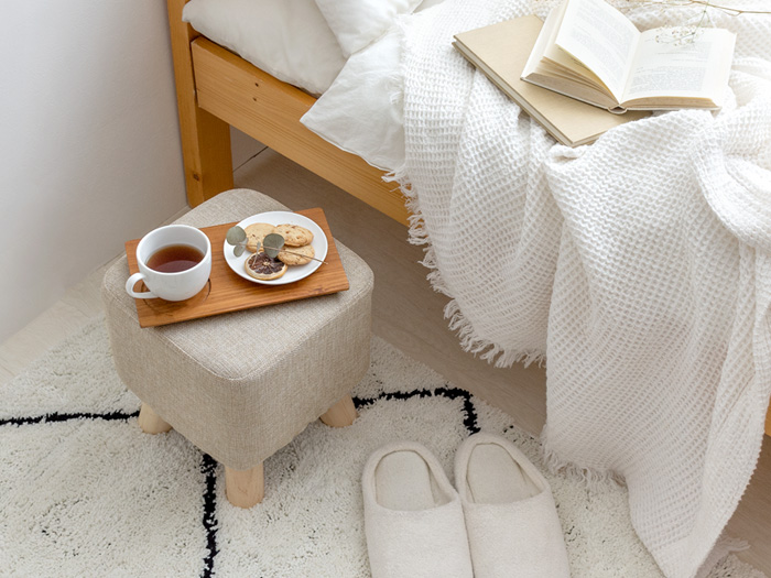 ファブリックコンパクトスツール miru(ミル) | 家具・インテリア通販