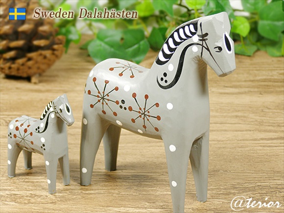 ダーラナホース レットヴィークスグレー/グドムンド（各サイズ）【北欧