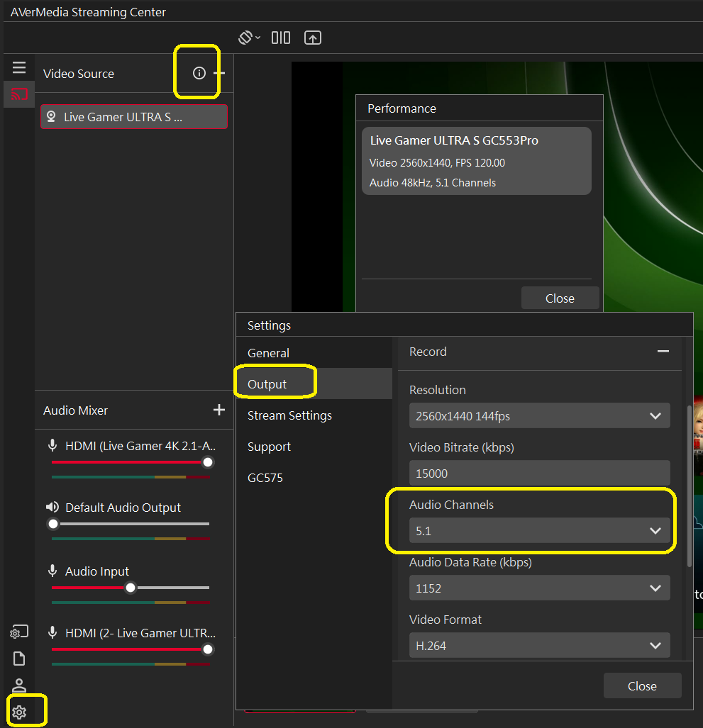 Support | Faq | Can Gc553g2 Support 5 1 Surround Sound | AVerMedia
