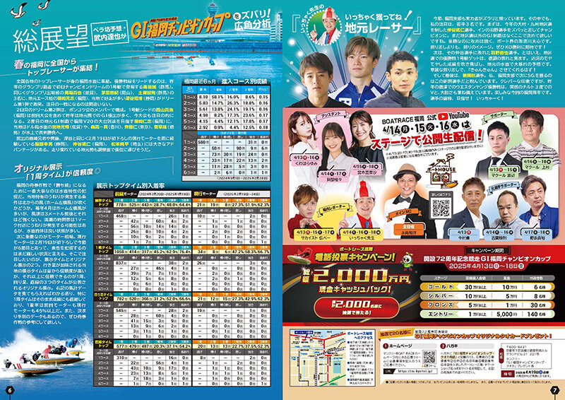 パンフレットPDF｜GI福岡チャンピオンカップ 開設72周年記念競走 特設