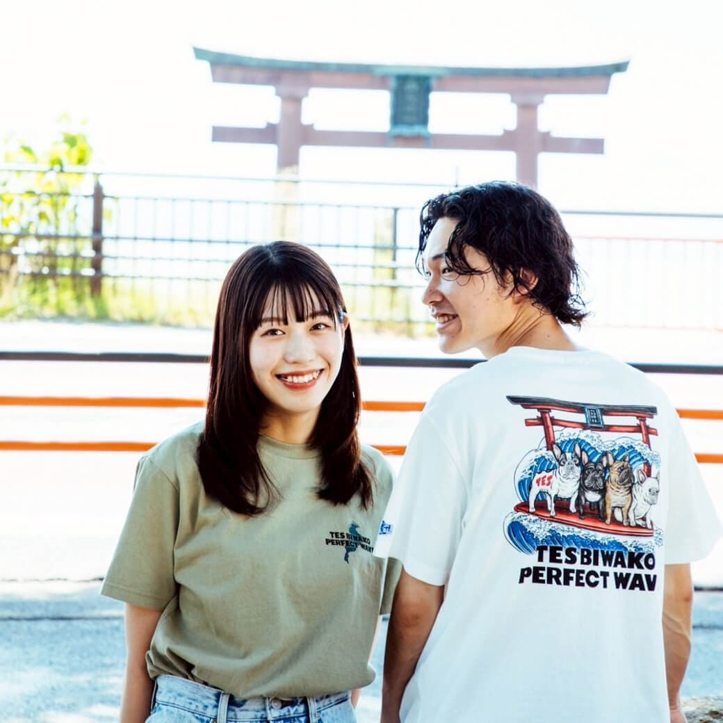 THE ENDLESS SUMMER ザ・エンドレスサマー TES BF BIWAKO TEE 白鬚神社