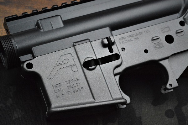 BCSW/ZPARTS製 東京マルイ MWS対応 鍛造 M4 レシーバー AERO MOD TEXAS