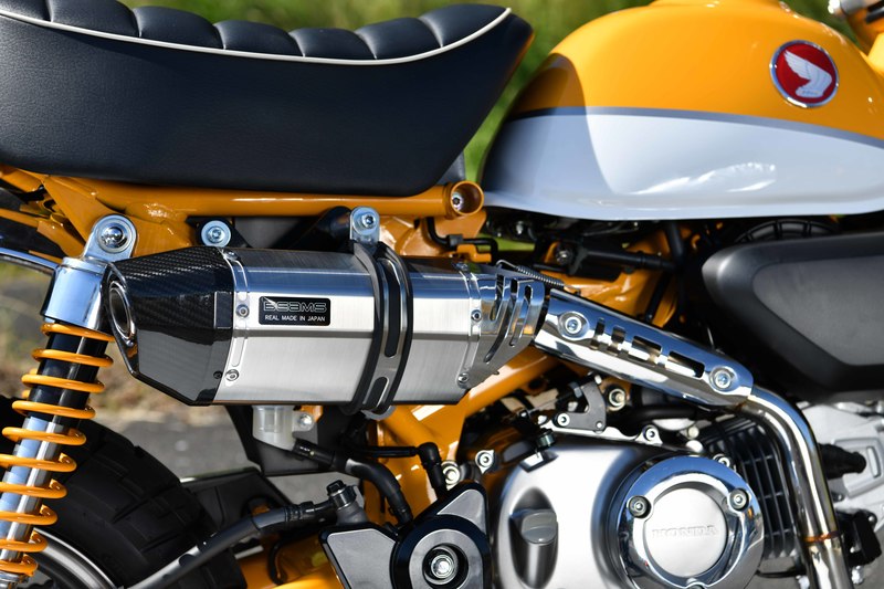 CORSA-EVOⅡ ステンレス フルエキゾースト：モンキー125：政府認証