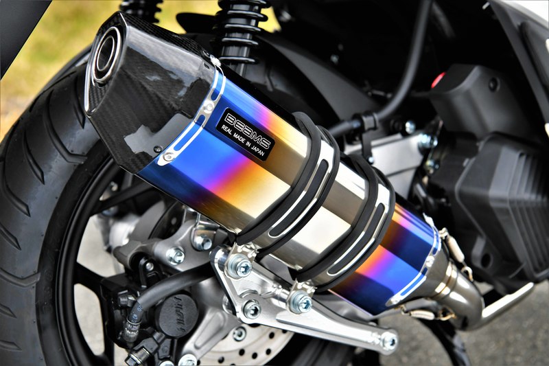 CORSA-EVOⅡ ヒートチタン フルエキゾースト：PCX160：2021〜：政府