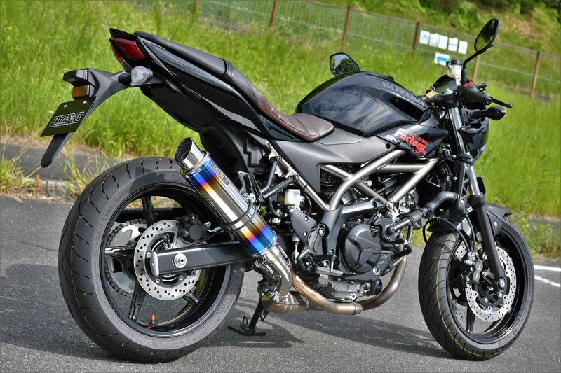 R-EVO2 ヒートチタン スリップオン：SV650 / SV650X：2022〜：政府認証