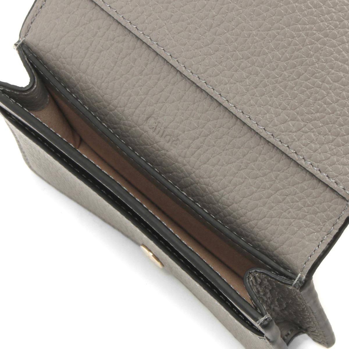 クロエ カードケース/名刺入れ レディース アルファベット カシミヤ