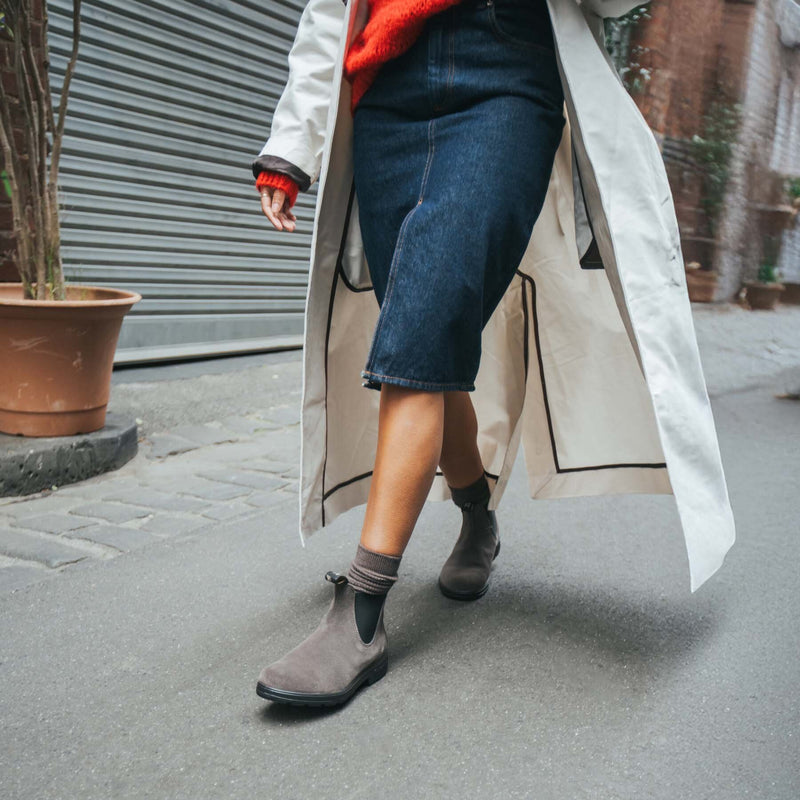 Blundstone 2413 Grey | Unisex Suede Boots